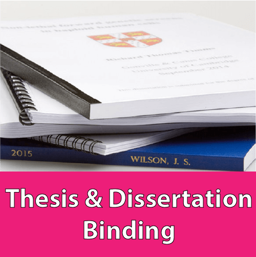 Dissertation Binding Printing Wakefield