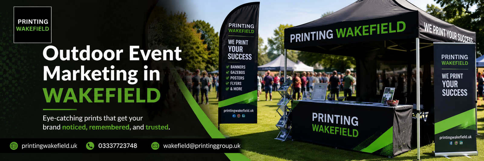 Outdoor Event Marketing in Wakefield