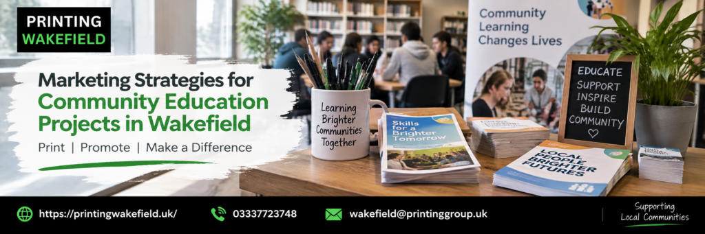 Marketing Strategies for Community Education Projects in Wakefield