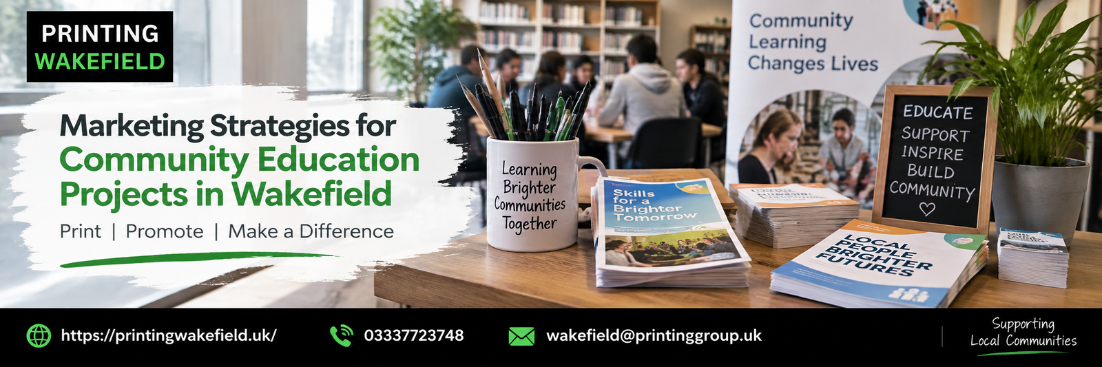 Marketing Strategies for Community Education Projects in Wakefield